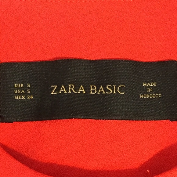 ZARA tailored holiday red brass turnlock blazer size S - Picture 9 of 10